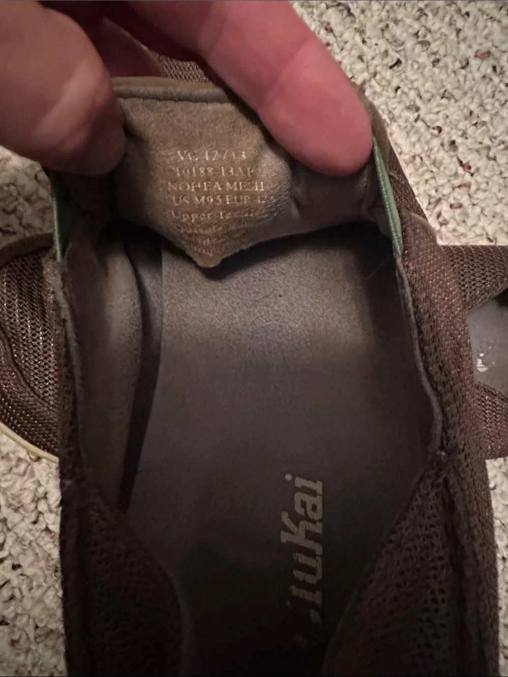 OluKai Brown Mesh Slip-On Loafers with Tan Sole